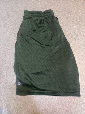 lululemon athletica Black Athletic Mesh Shorts